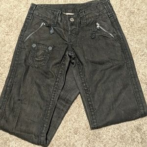 Women's Lucky Brand black dark wash jeans